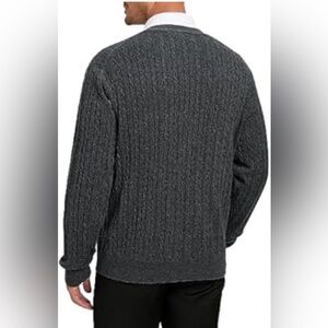 Structure men’s‎ size large knit sweater three button front. Gray color